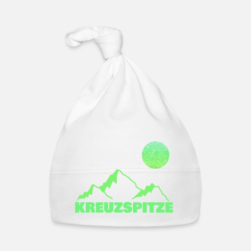 kreuzspitze als Klettern Baby Bio-Mütze