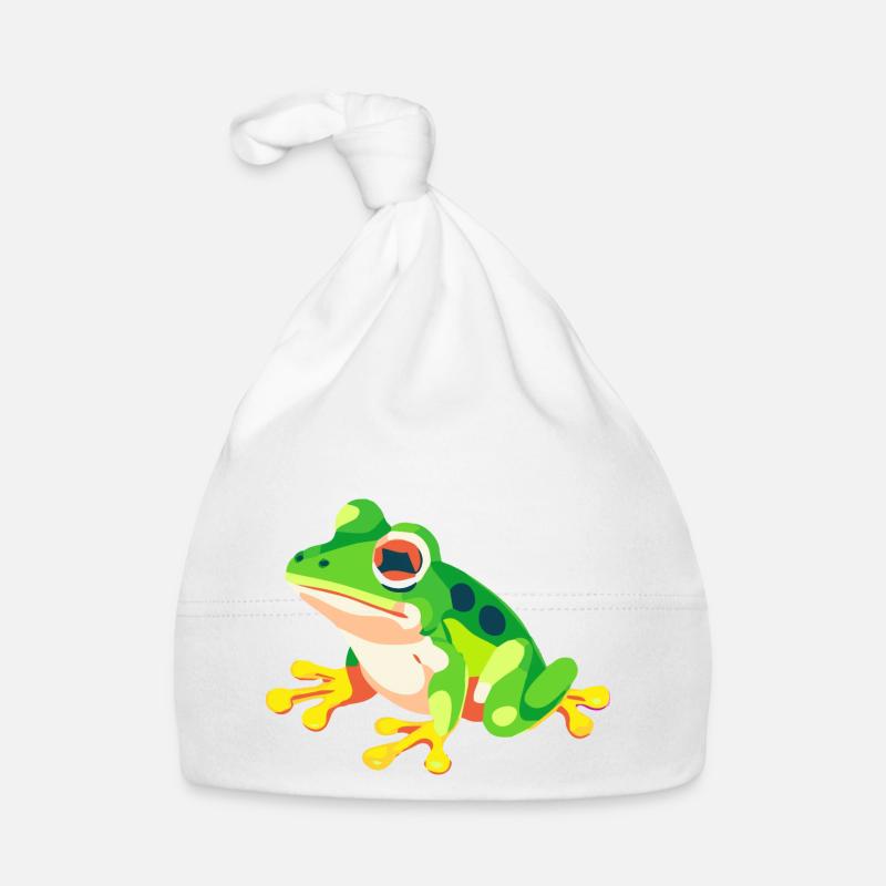 Frosch Baby Bio-Mütze