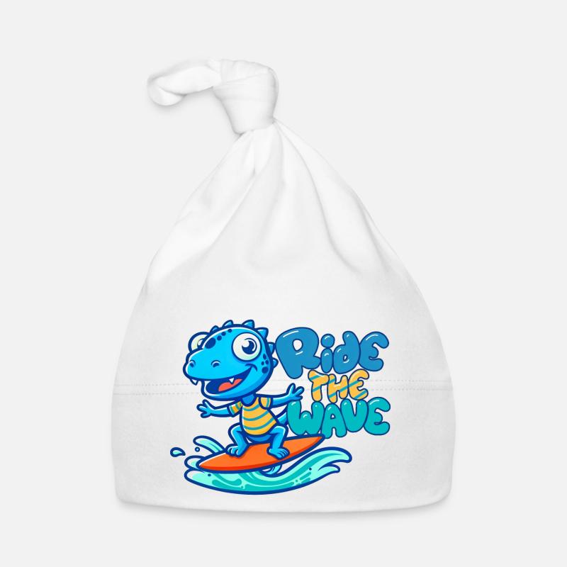 Ride The Wave Organic Baby Cap