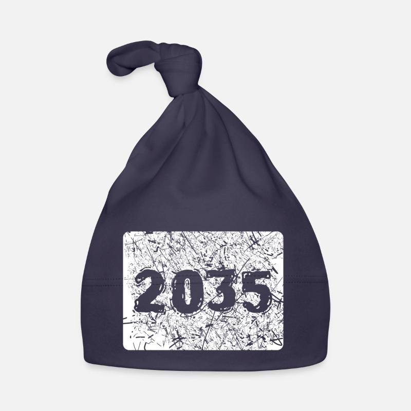 Année 2035 Bonnet bio Bébé
