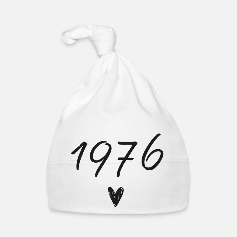 1976 Herzgeburtstag Baby Bio-Mütze