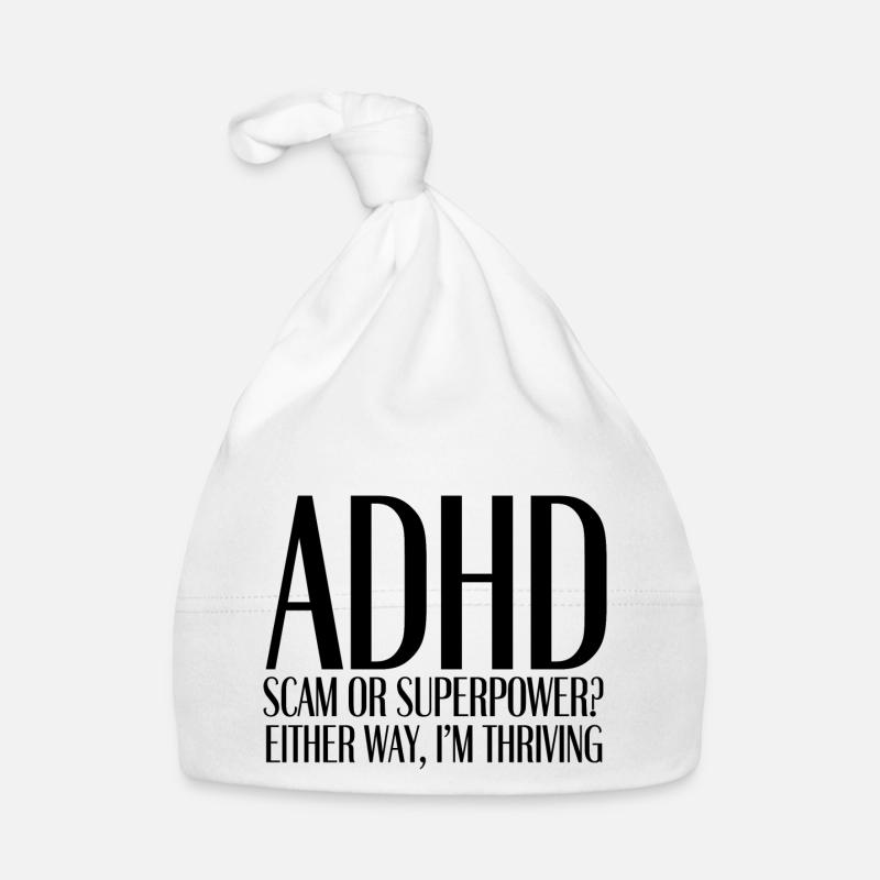 ADHD: Scam or Superpower? Baby Bio-Mütze