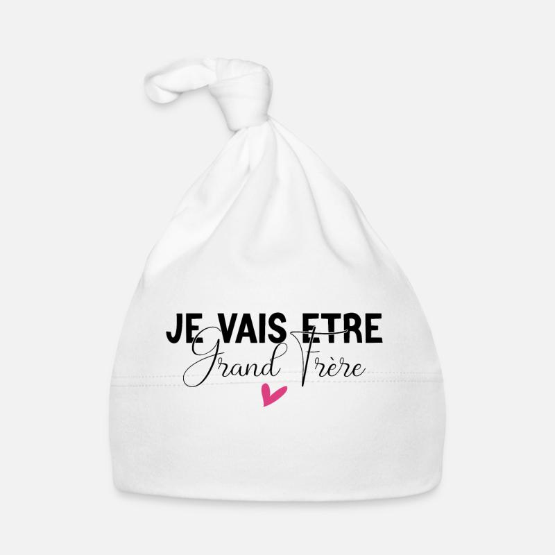 Ich werde ein großer Bruder sein Baby Bio-Mütze