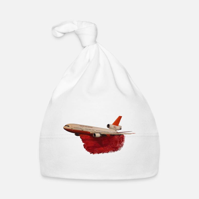 DC-10 Fire Fighting Aircraft Organic Baby Cap