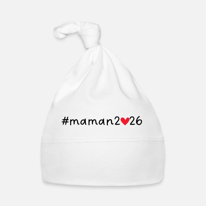 Mama 2026 Baby Bio-Mütze