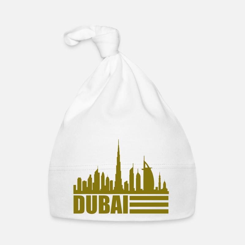 dubai skyline 1 Baby Bio-Mütze