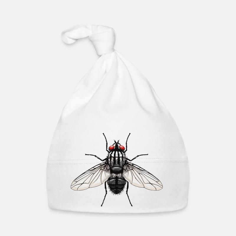 Fliege Baby Bio-Mütze