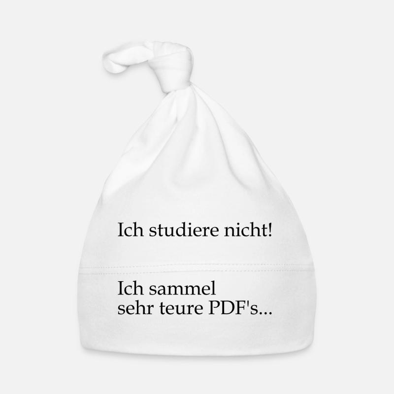 Unispruch "sehr teure PDFs" Geschenk, Studenten Baby Bio-Mütze