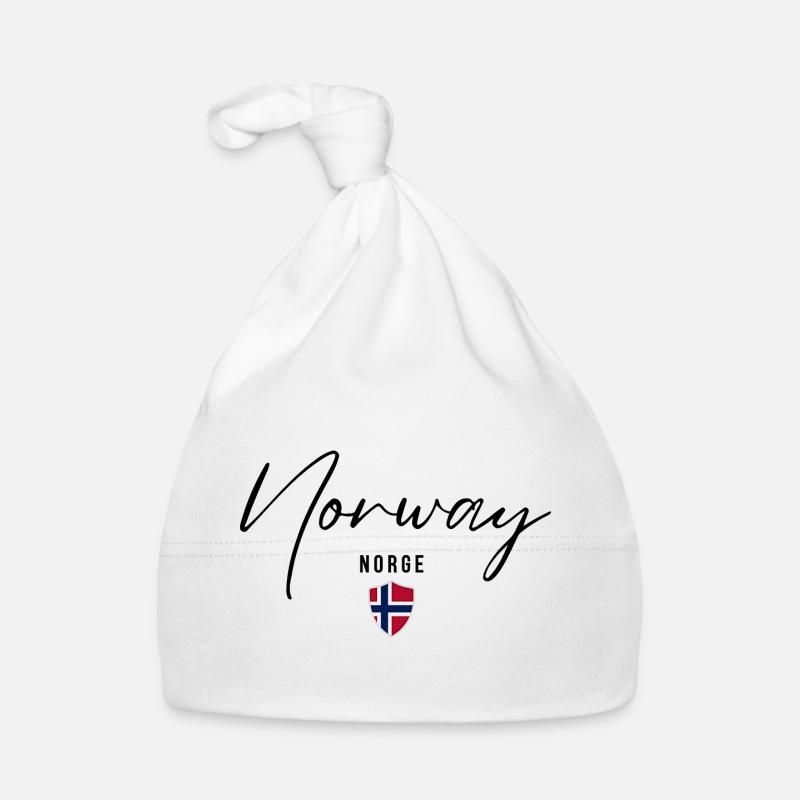 Elegant design Norway, Norwegian pride Organic Baby Cap