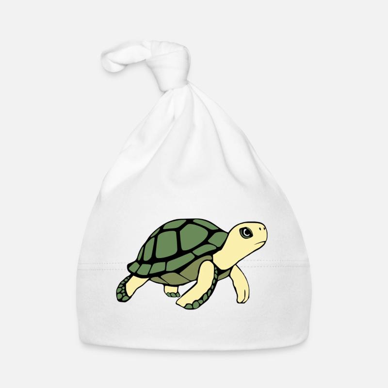Turtle Turtles Organic Baby Cap