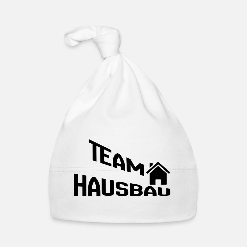 Team Hausbau Baby Bio-Mütze