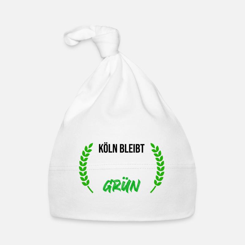 Koeln_bleibt_gruen_-_kranz_ Baby Bio-Mütze