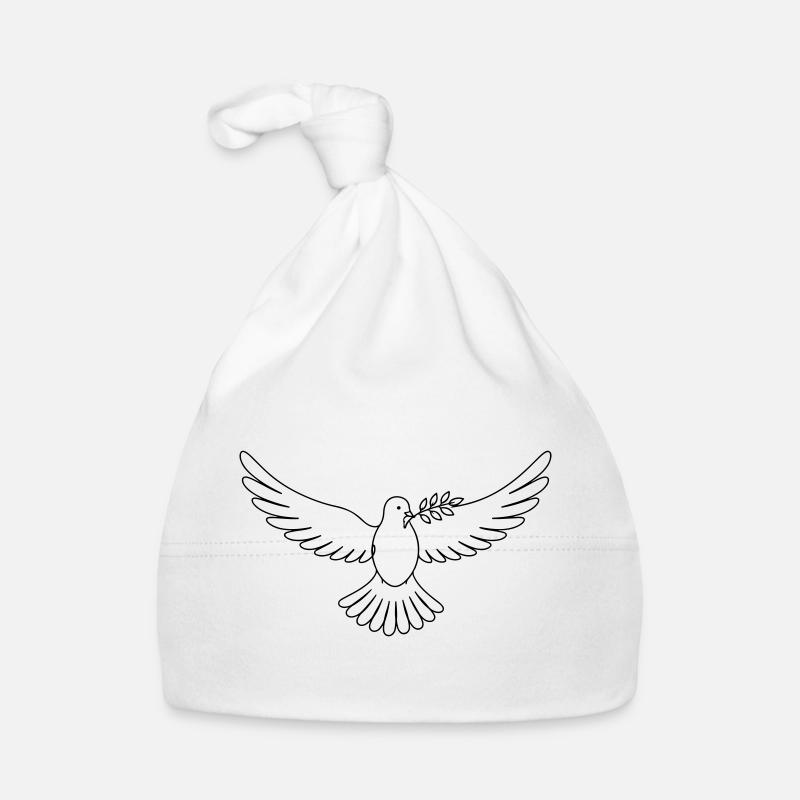 Dove Peace Organic Baby Cap