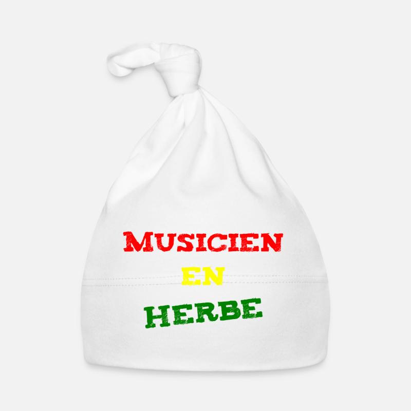 BUDDING MUSICIAN! (reggae, ska, dub) Organic Baby Cap