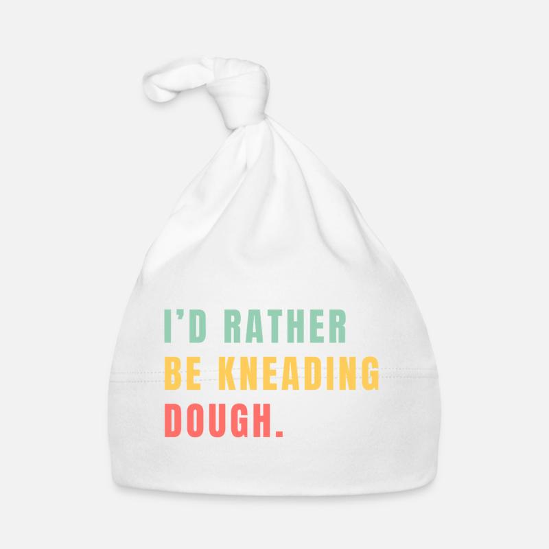 Ich knete lieber den Teig Baby Bio-Mütze