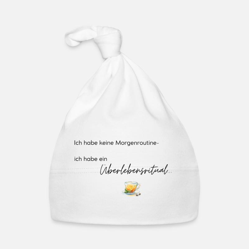 LIEBEVOLL Morgenroutine Tee Baby Bio-Mütze