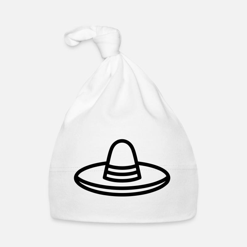 Sombrero - Organic Baby Cap - white