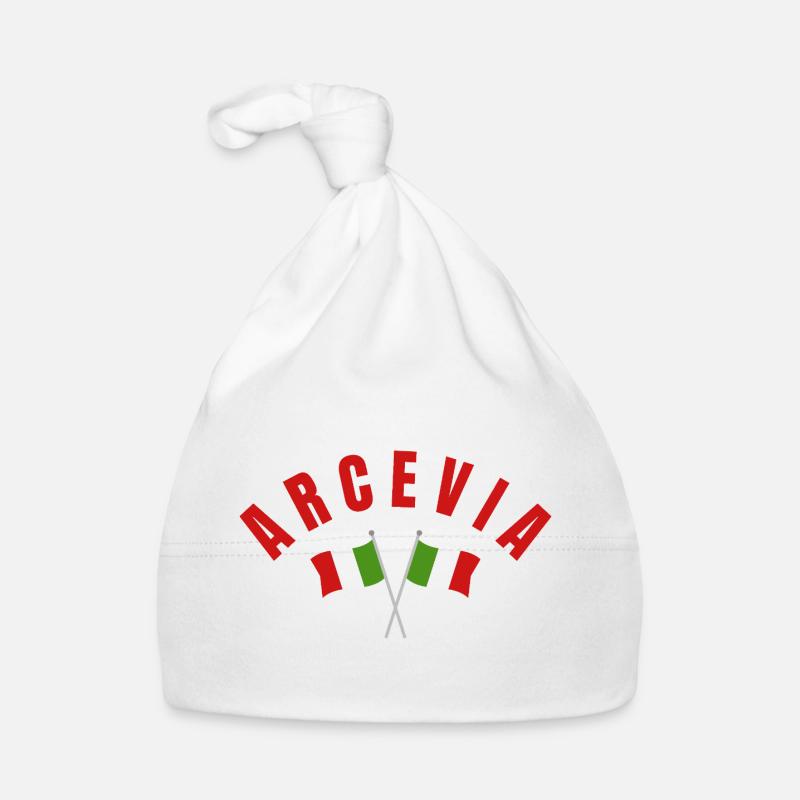 Drapeaux italiens d’Arcevia Bonnet bio Bébé