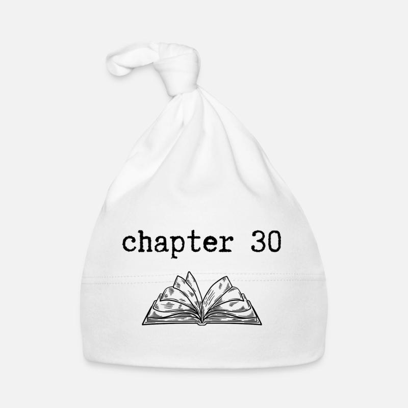 chapter 30 Birthday Organic Baby Cap
