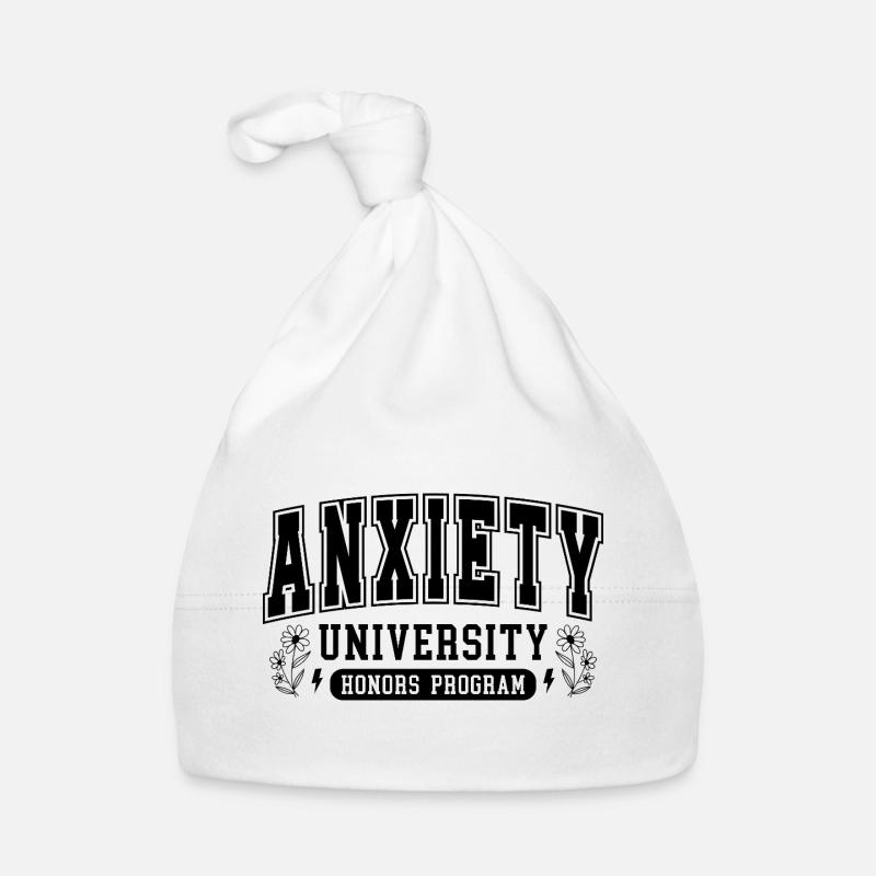 Anxiety University Honors Program Gift Organic Baby Cap