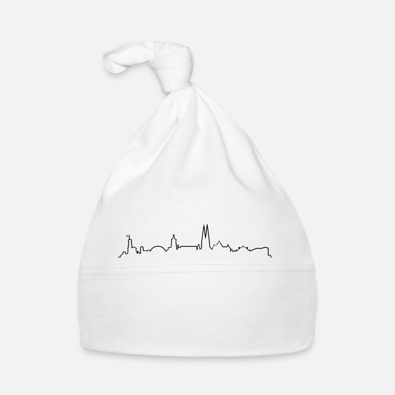 Skyline Bielefeld Linie Baby Bio-Mütze