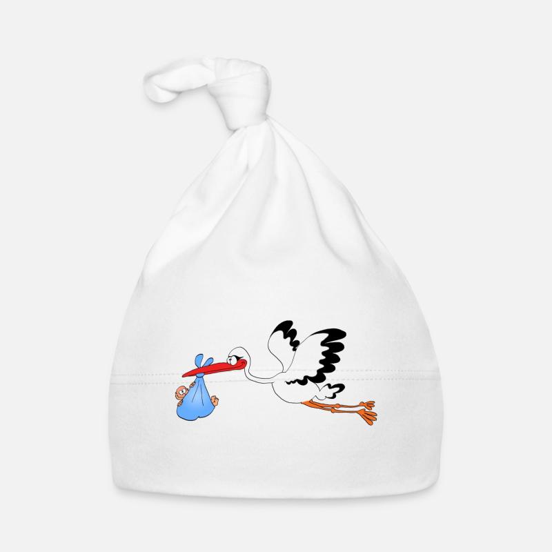 Storch Baby Bio-Mütze