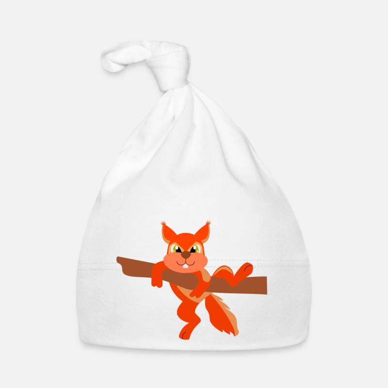 Eichhörnchen Baby Bio-Mütze