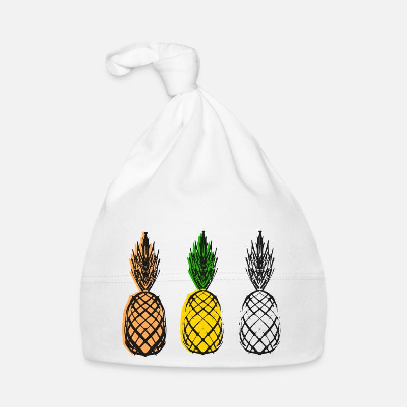 Ananas Baby Bio-Mütze