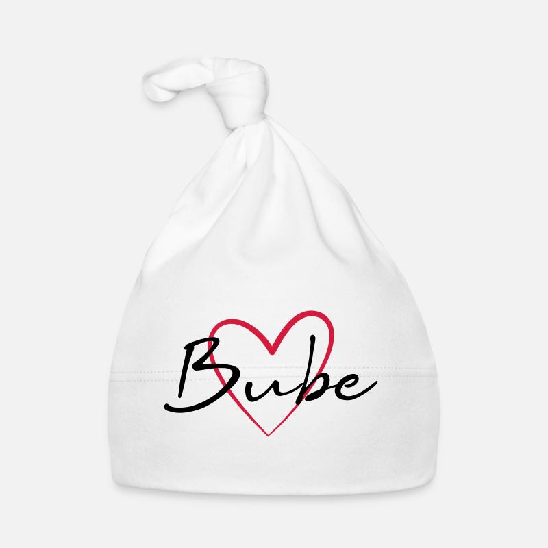 Herz Bube Geschenkidee Baby Bio-Mütze
