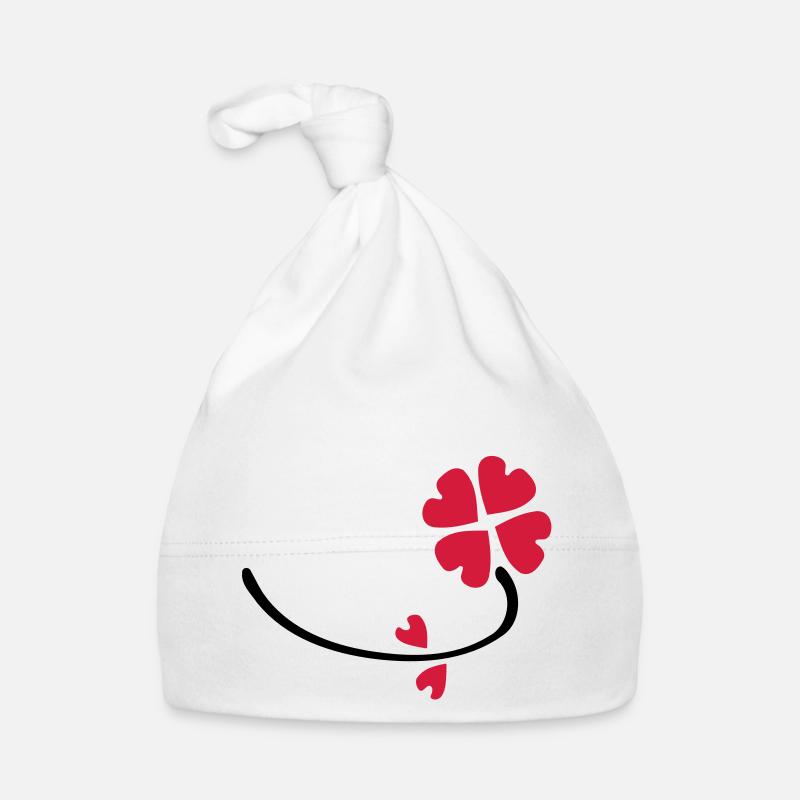 Flower heart Organic Baby Cap