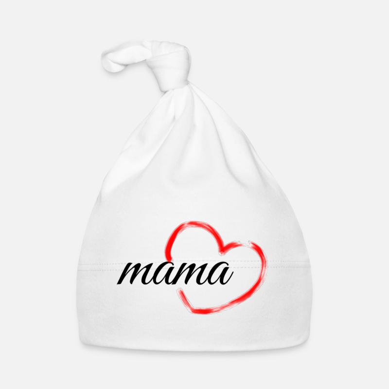 Mama Herz Baby Bio-Mütze