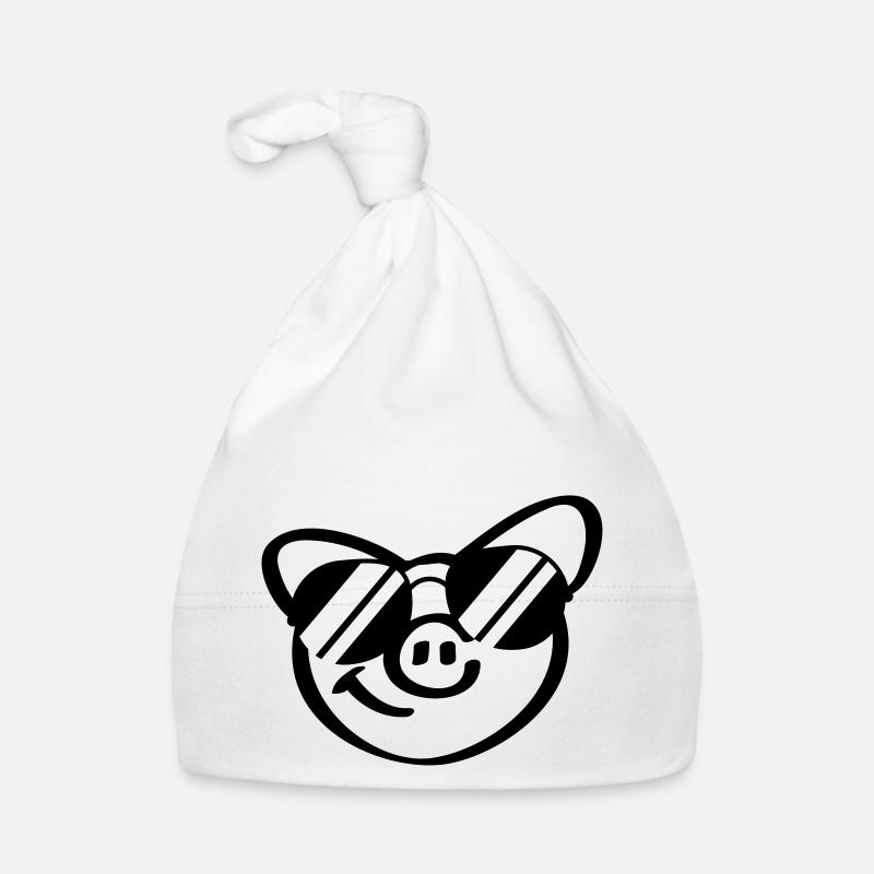 Cool Pig Face Bonnet bio Bébé