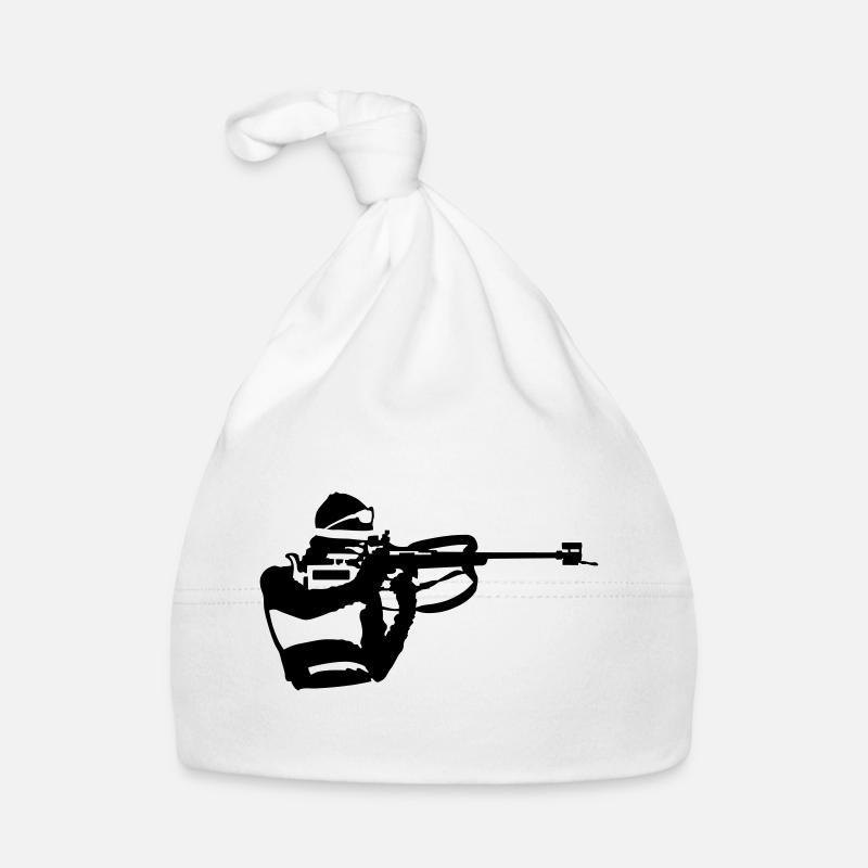 Biathlon - Bonnet bio Bébé - blanc