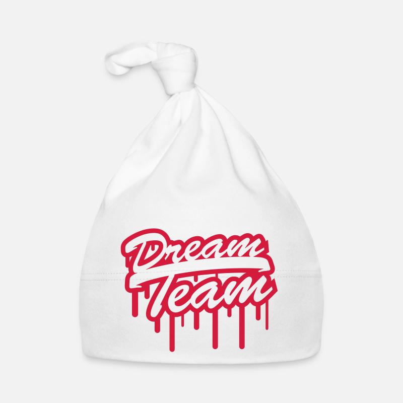 Stempel Graffiti Logo Design Dream Team Freunde Pa Baby Bio-Mütze