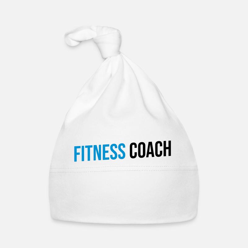 fitness coach blue and black Baby Bio-Mütze