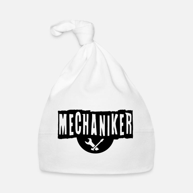 mechaniker tuner tuning custom motorrad auto biker Baby Bio-Mütze