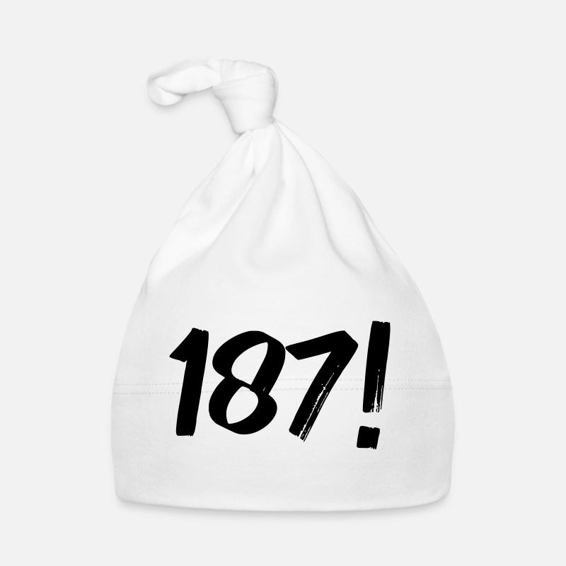 Numbers One Eight Seven Organic Baby Cap