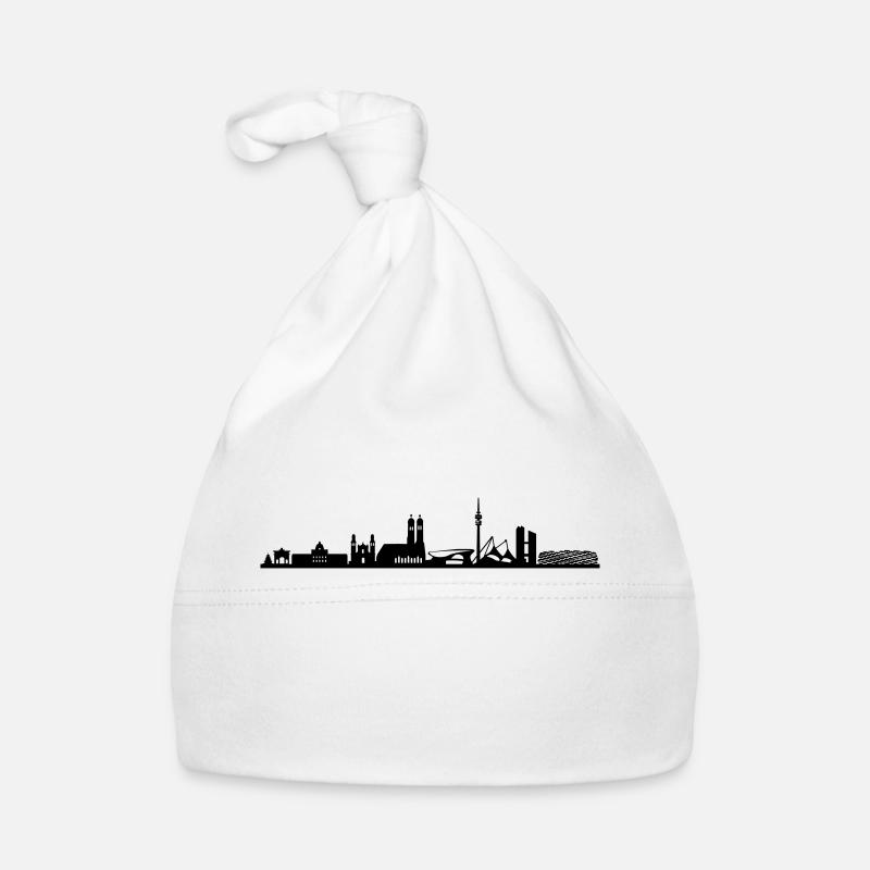 Skyline - München 2018 Baby Bio-Mütze