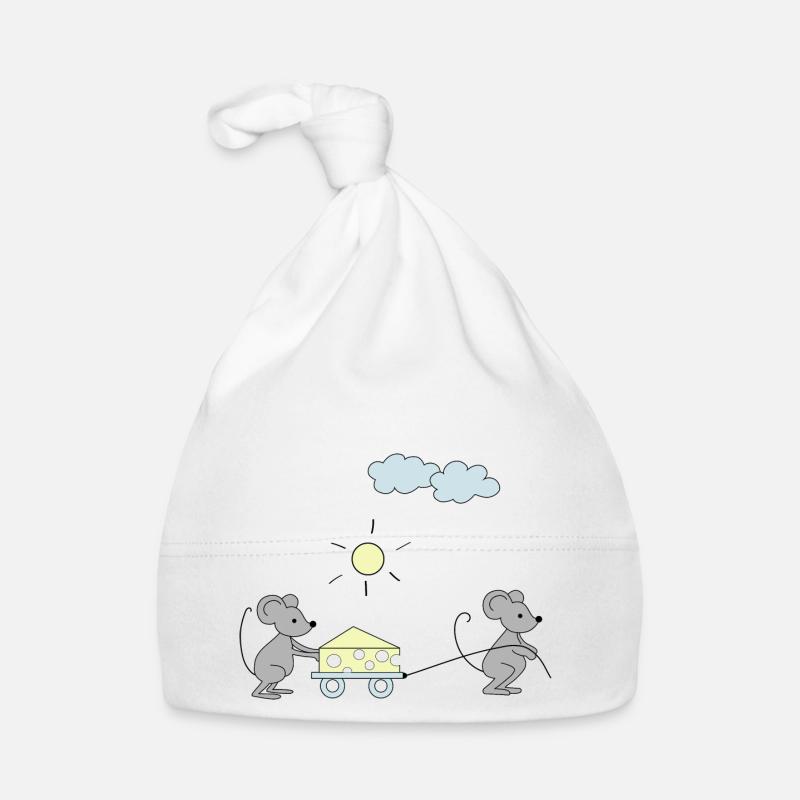 Two mice Organic Baby Cap