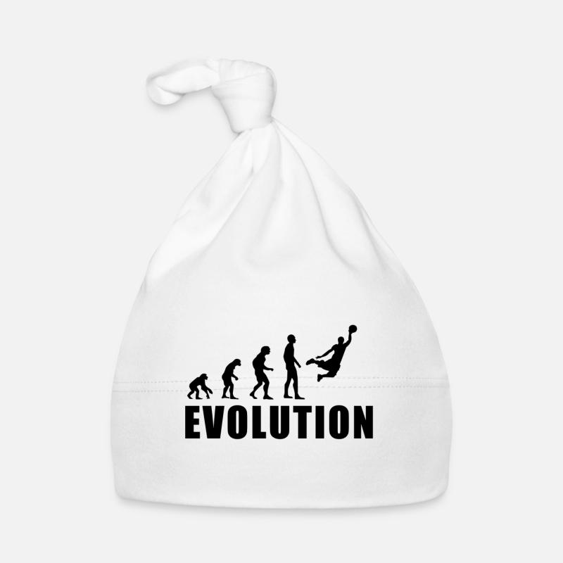 Basket-ball cadeau EVOLUTION BASKET - Bonnet bio Bébé - blanc
