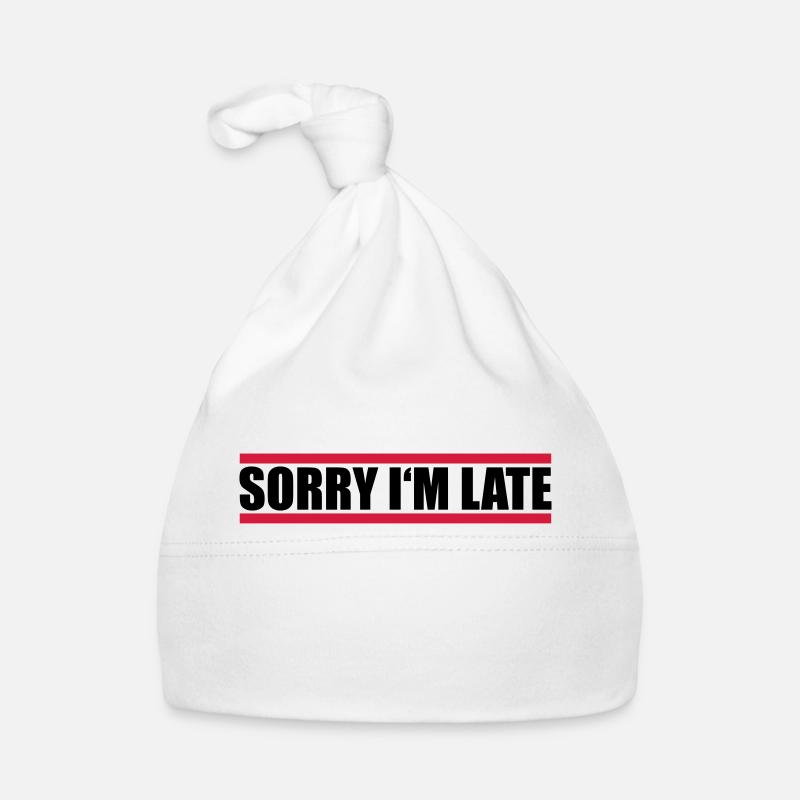 Design Sorry Im Baby Bio-Mütze