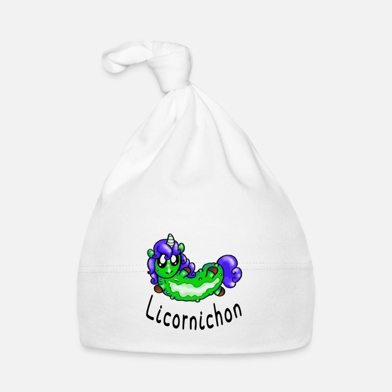 Licorne cornichon Bonnet bio Bébé