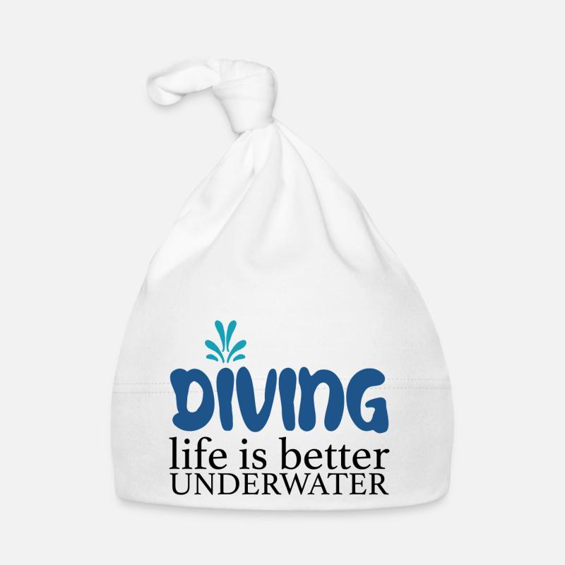 Sayings for divers Organic Baby Cap