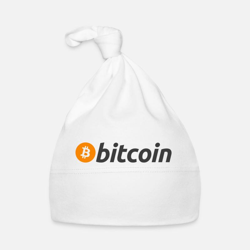 Bitcoin BTC: Official Logo Organic Baby Cap