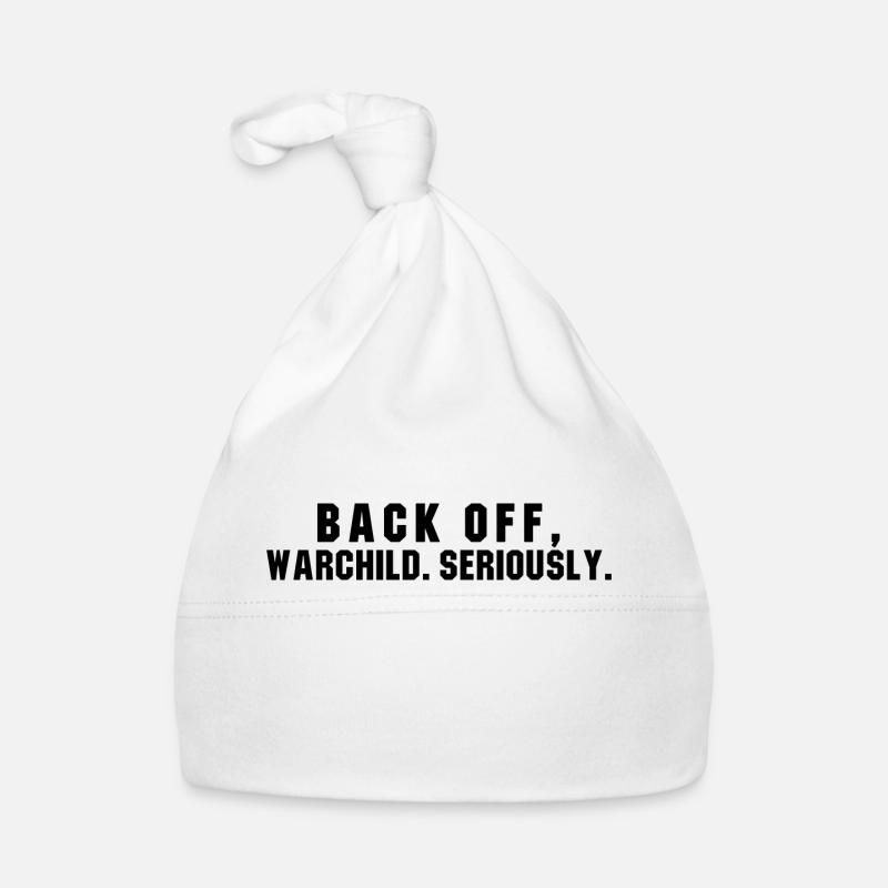 Back off Warchild Seriously Point Break Organic Baby Cap