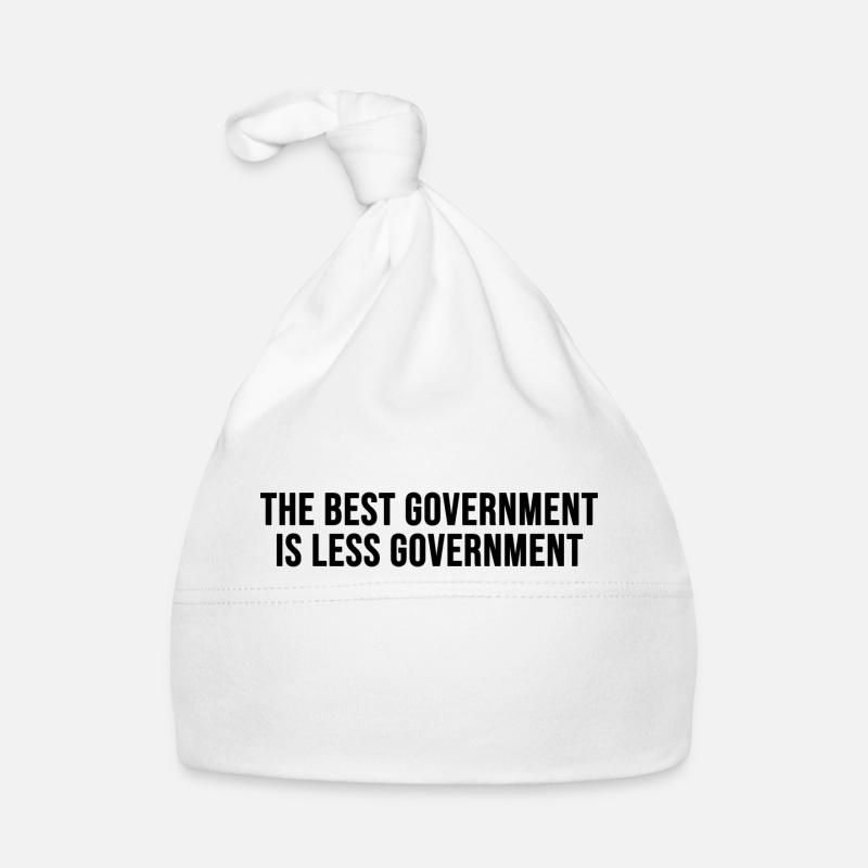 Die beste Regierung ist weniger Regierung Baby Bio-Mütze
