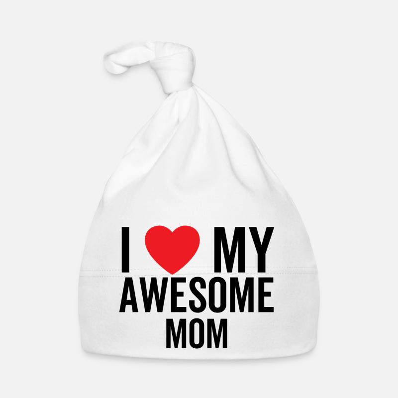 J’aime ma mère géniale Bonnet bio Bébé