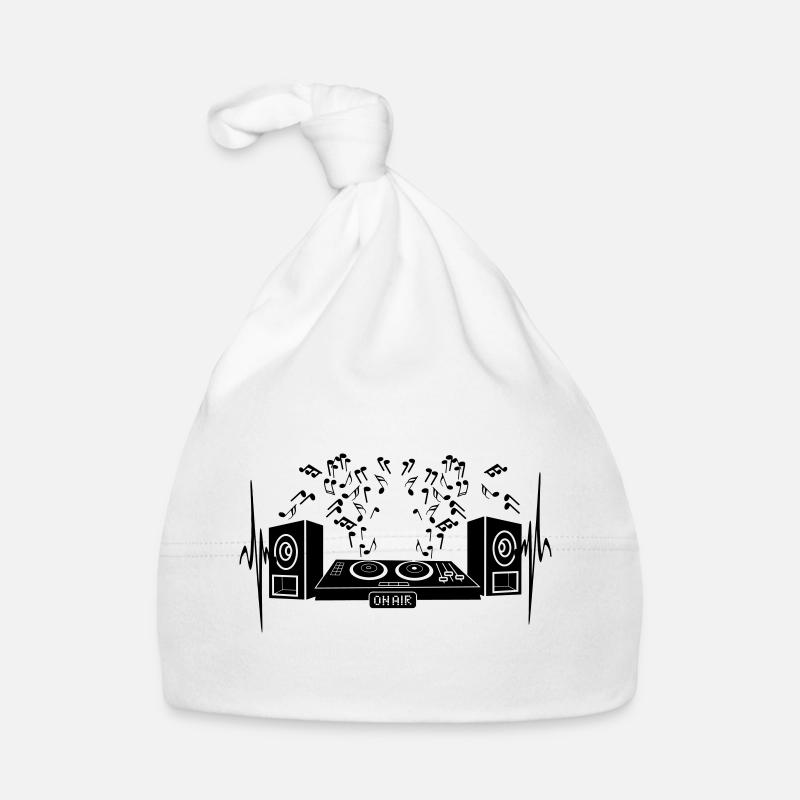 Discotheque turntable Organic Baby Cap