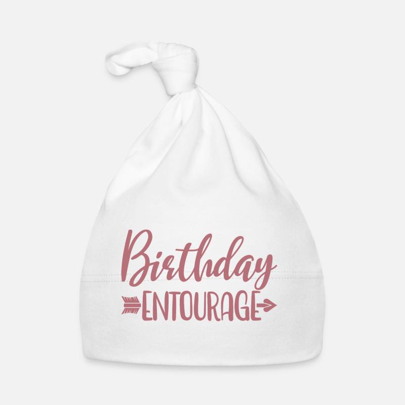 Geburtstags-Entourage Matching Group Geburtstagsfeier Baby Bio-Mütze