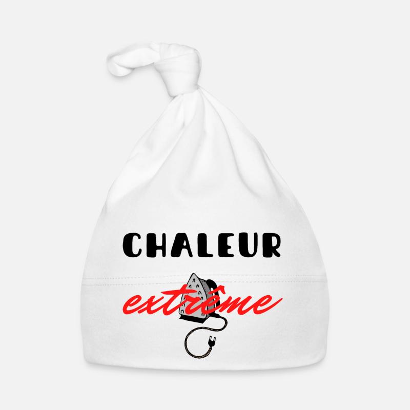 CHALEUR EXTRÊME SOLEIL ÉTÉ FER A REPASSER Bonnet bio Bébé